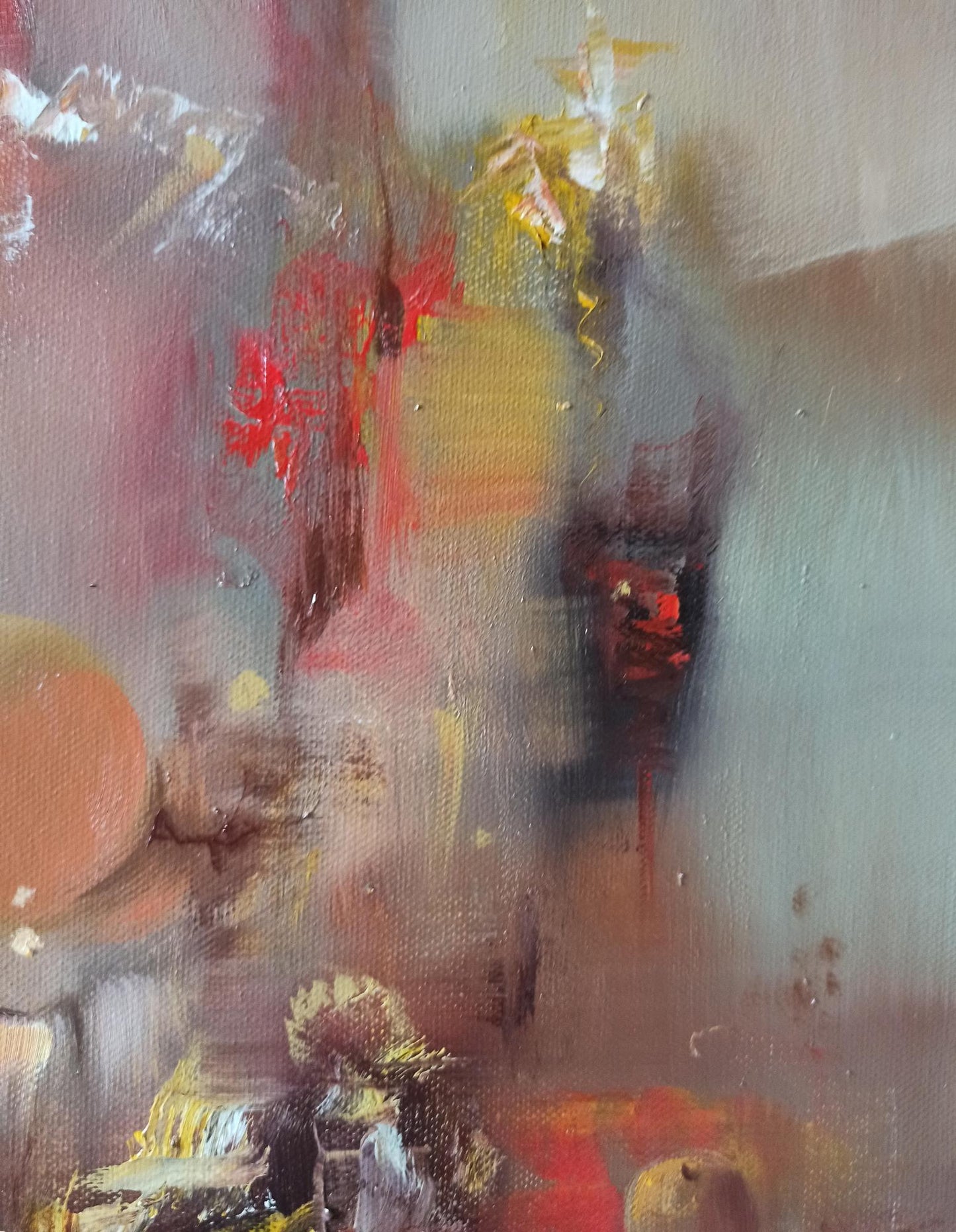 Abstract oil painting Maiden's Reverie Anatoly Tarabanov