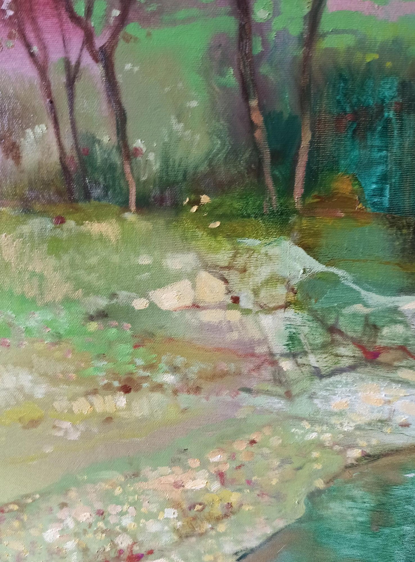 Abstract oil painting Springtime Splendor Anatoly Tarabanov