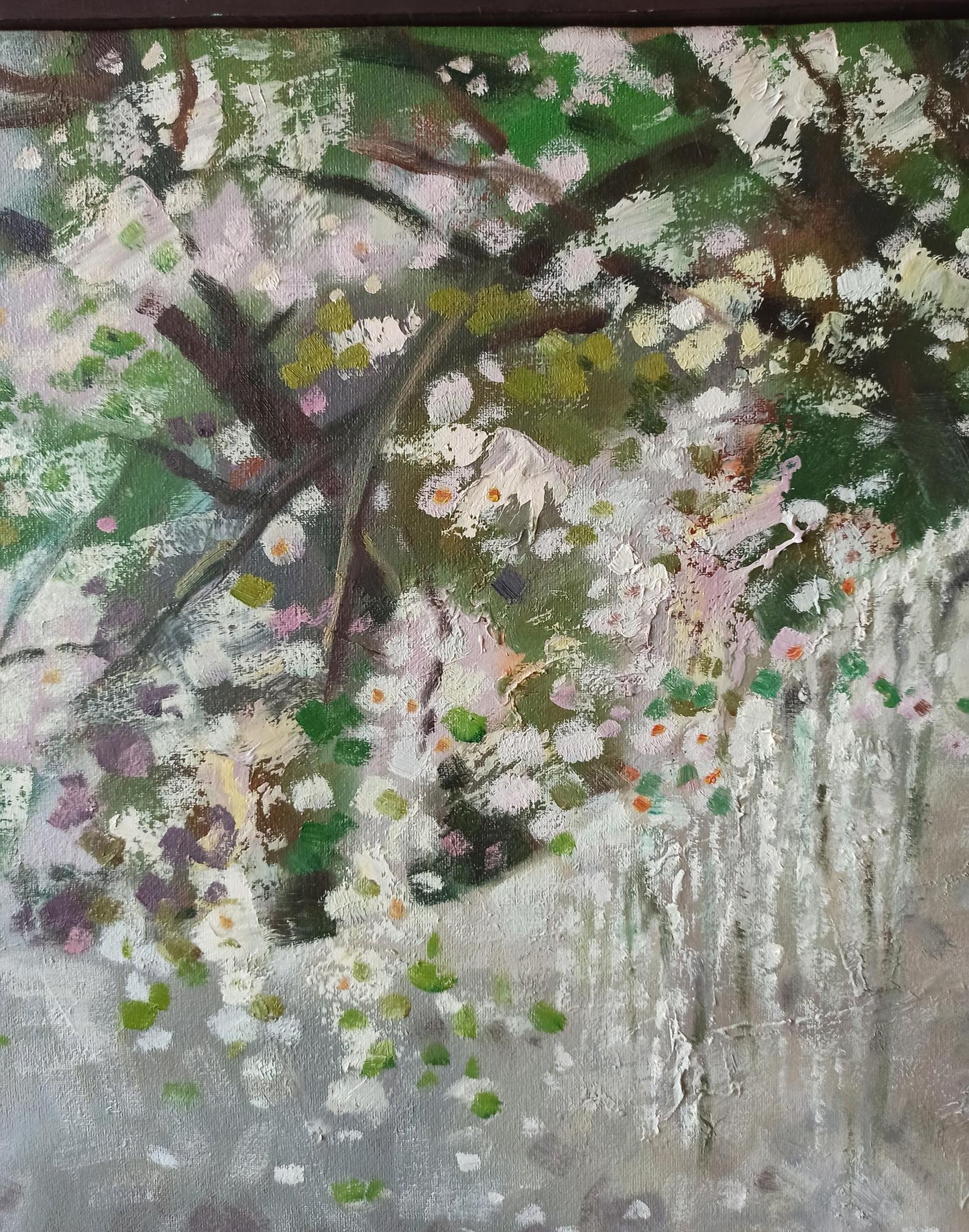 Abstract oil painting Together Through Spring Anatoly Borisovich Tarabanov