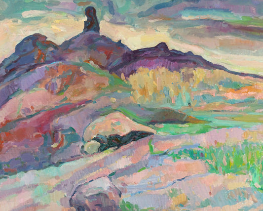 Oil painting Mound Peter Dobrev