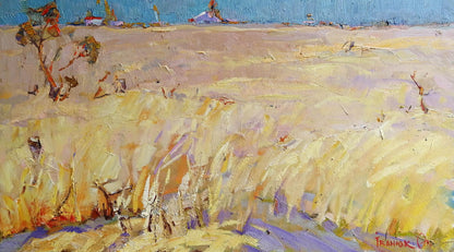 Oil painting The Azov steppe Ivanyuk Alex