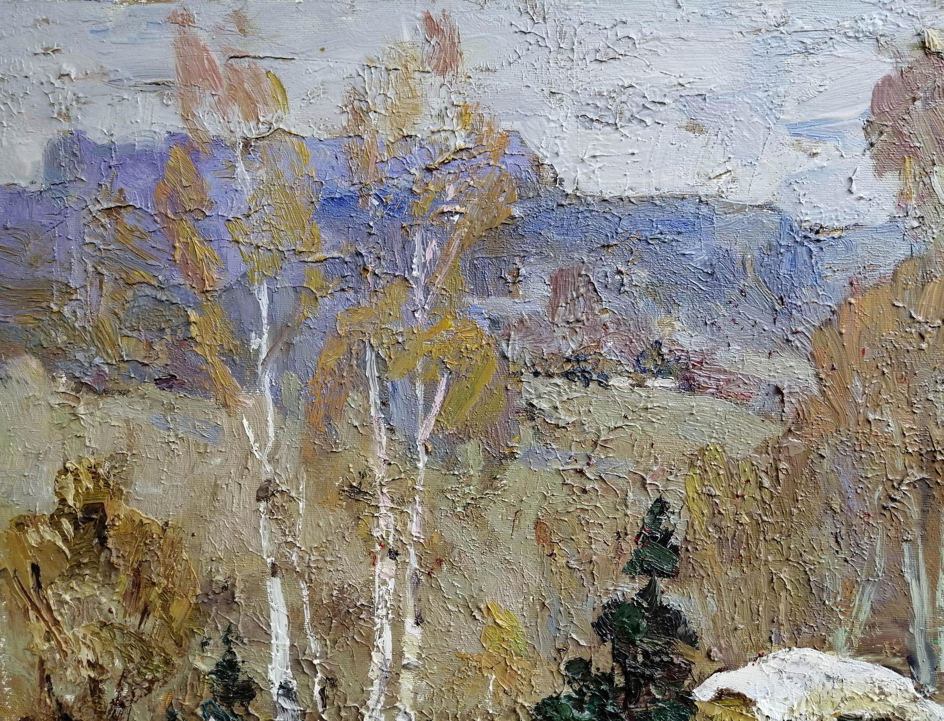 Oil Painting Rural Landscape Art 