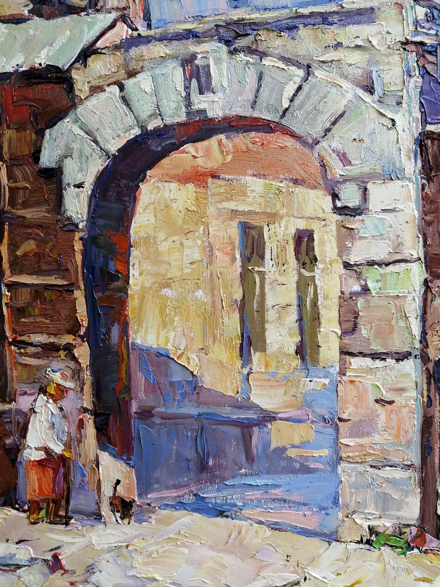 Oil painting Old Town