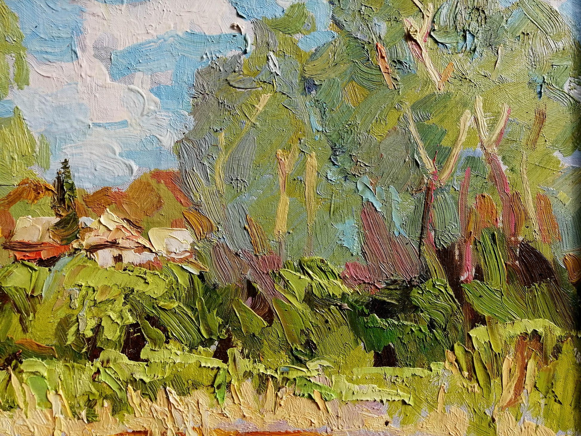Oil Painting Rural Landscape 