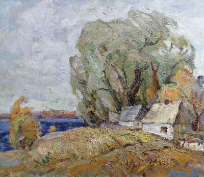 Oil painting Autumn landscape Ivanyuk Alex