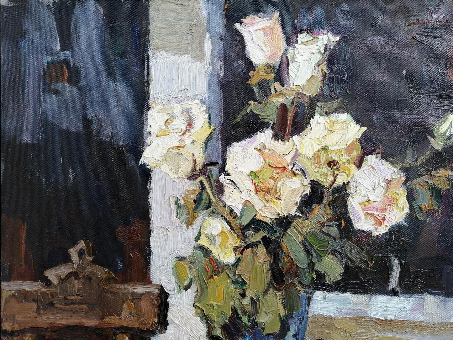 Oil Painting Floral still life Bouquet of Flowers