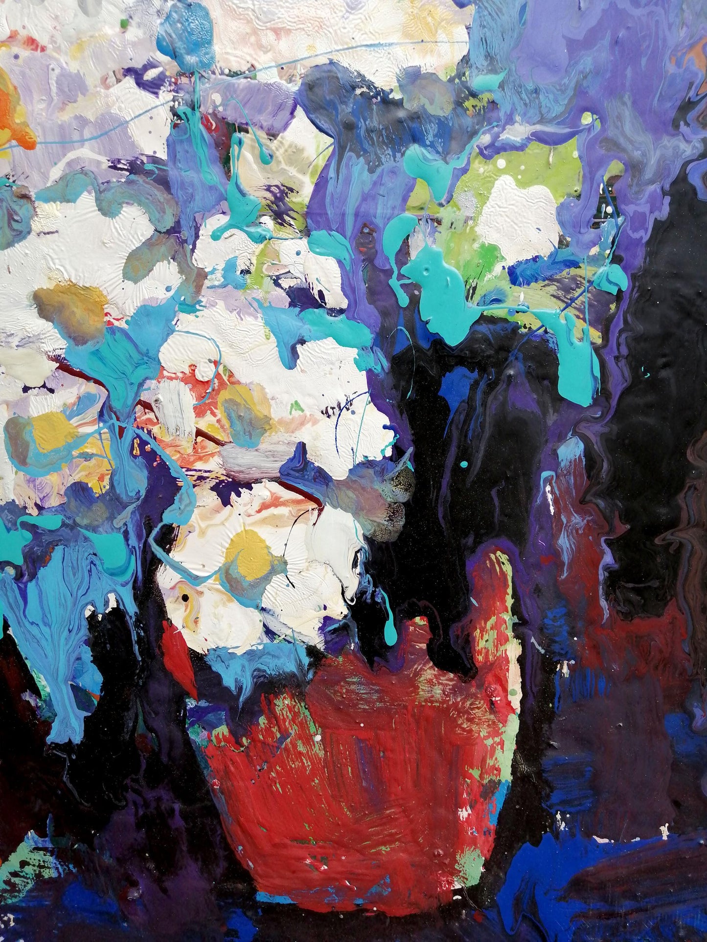 Oil painting Floral still life Bouquet of Flowers