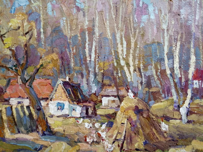 Oil Painting Rural Landscape Art