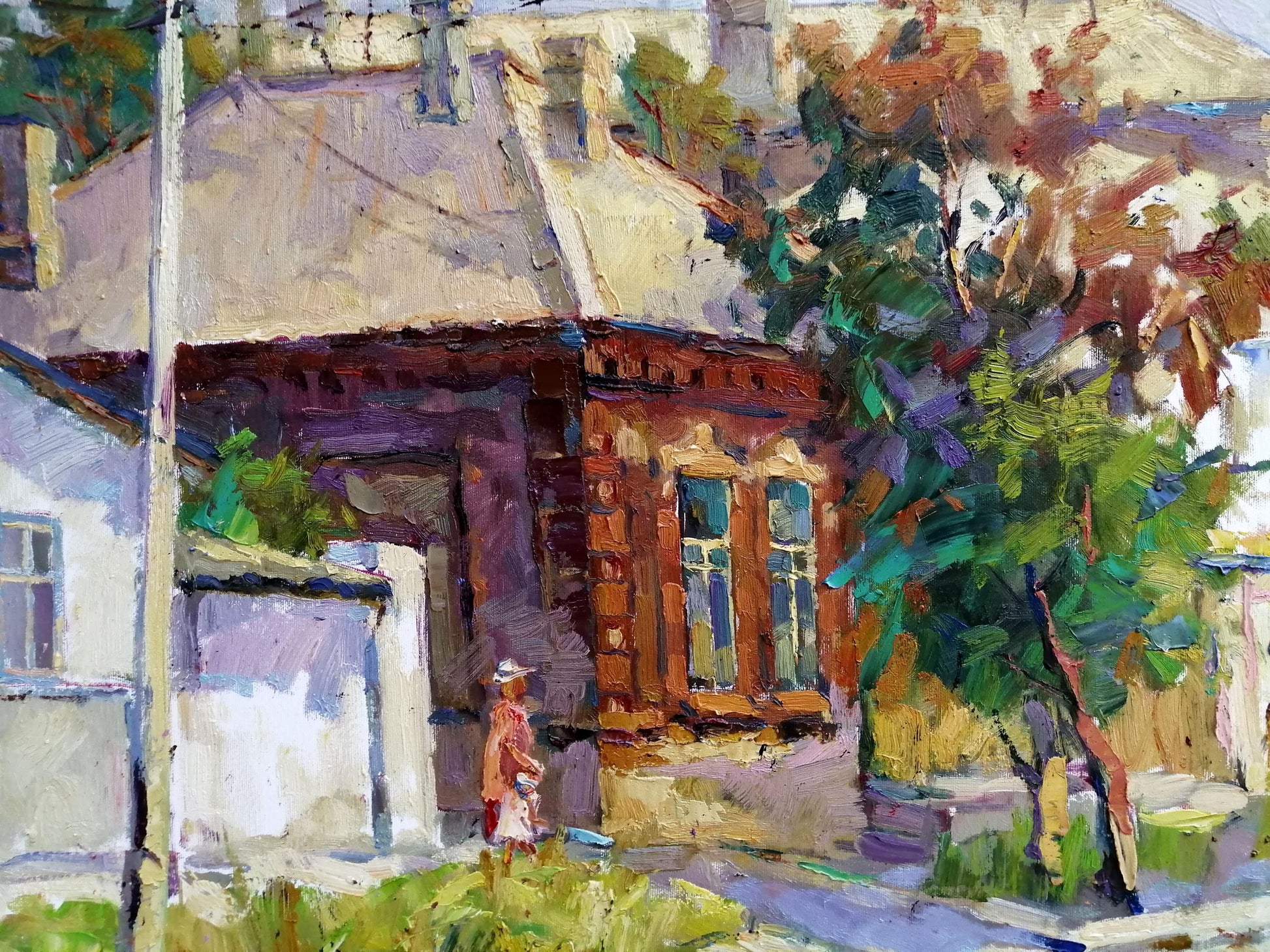 Oil painting Streets 