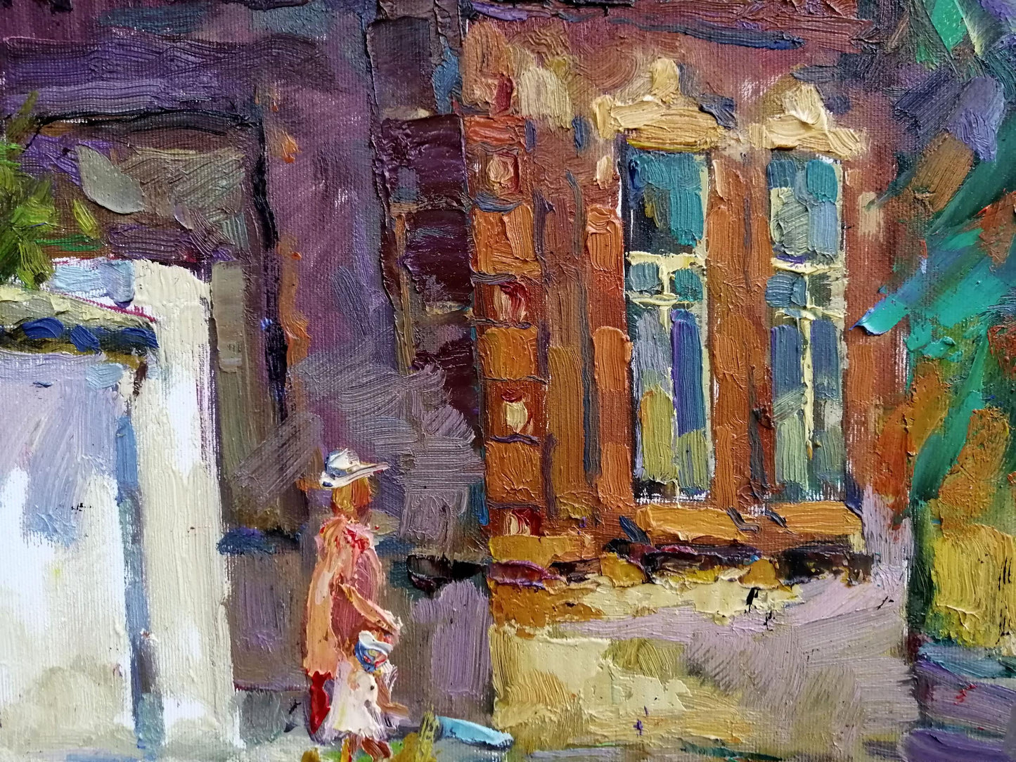 Oil painting Old Town 