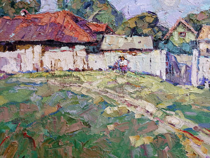Oil painting Rural Landscape Art