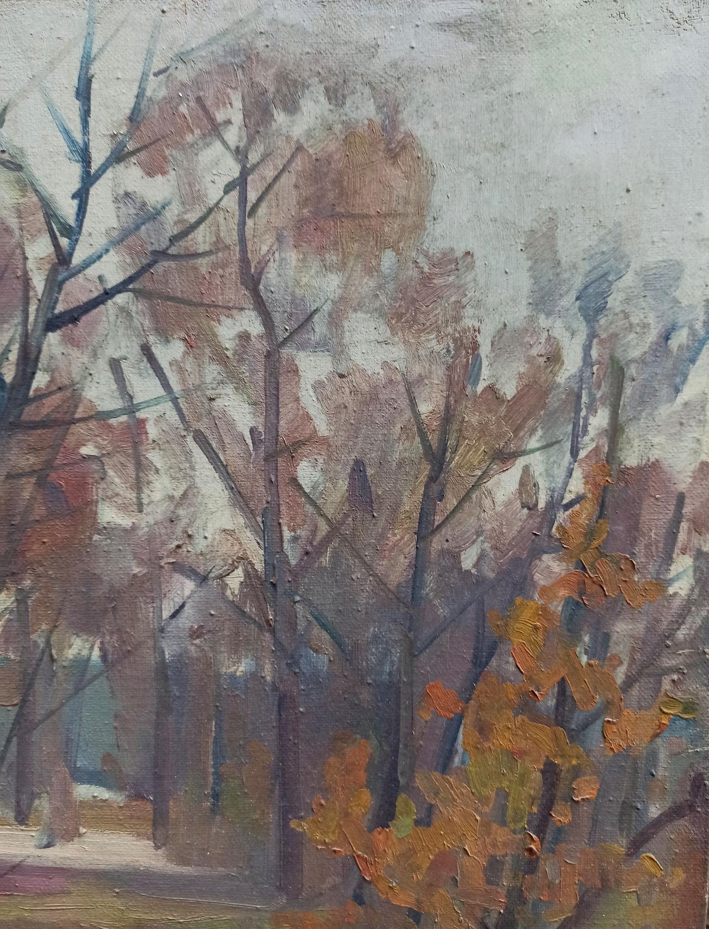 Oil painting Autumn landscape Peter Dobrev