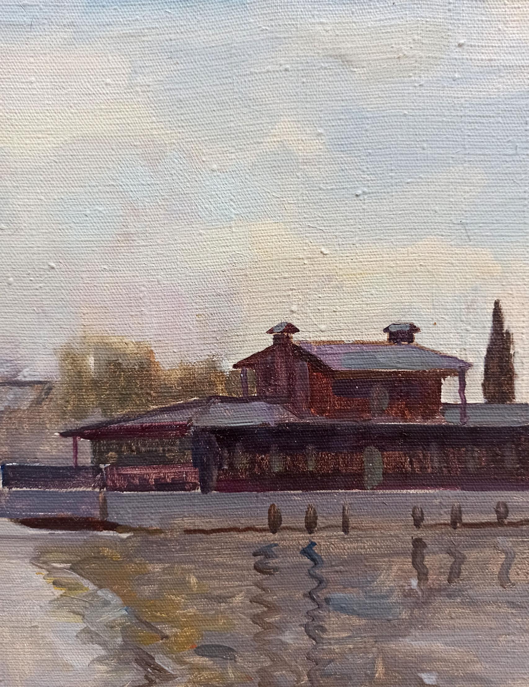 Oil painting port 