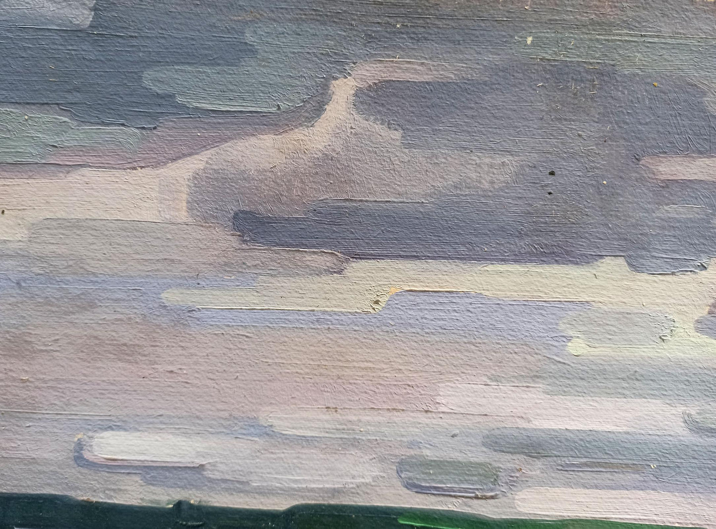 Oil painting Before the rain Peter Dobrev