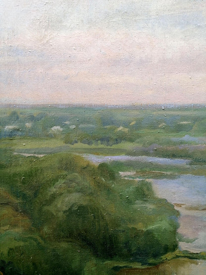 Oil painting forest glade Babentsova Olena Viktorivna
