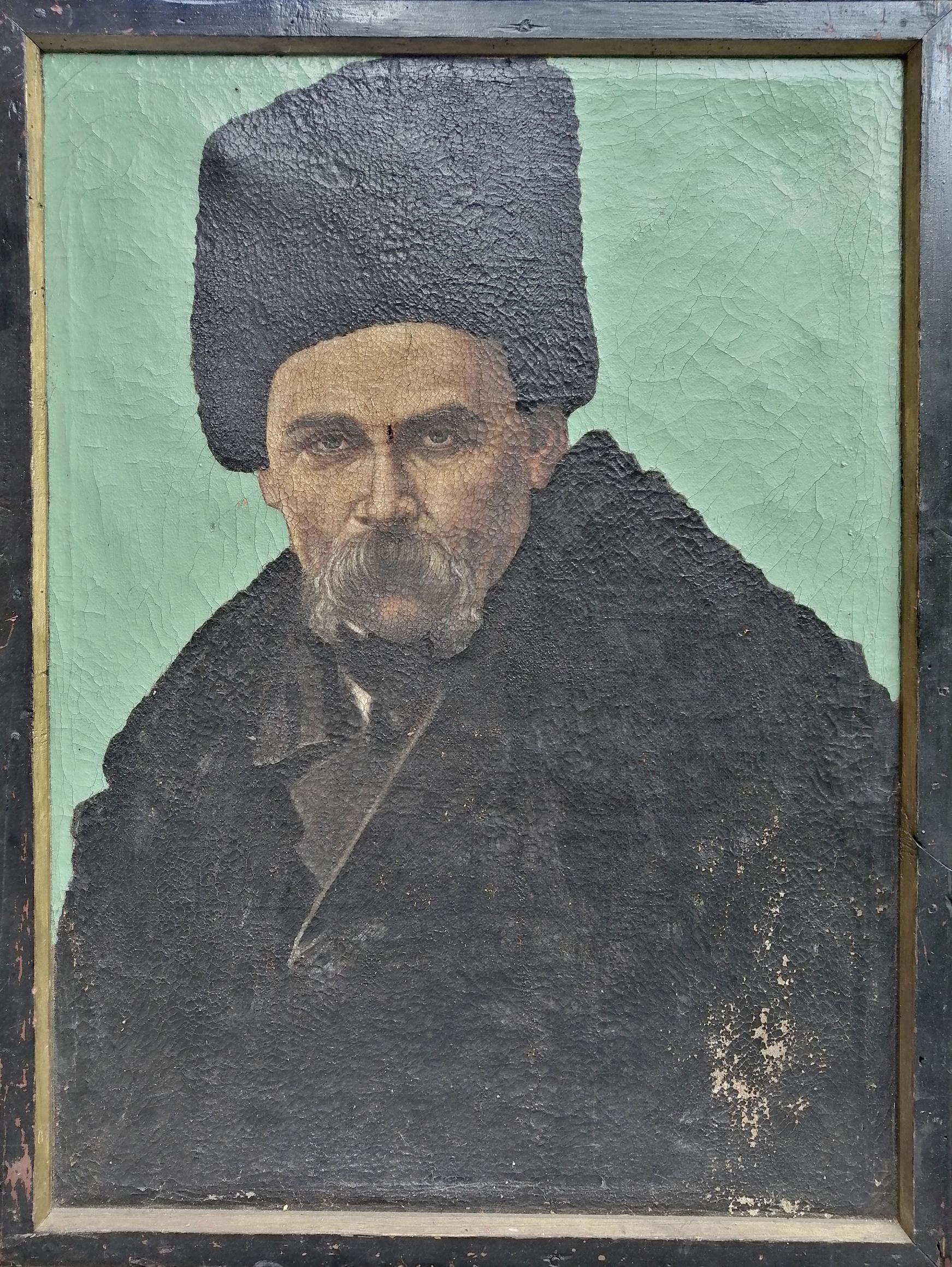 Oil painting Taras Shevchenko Unknown artist