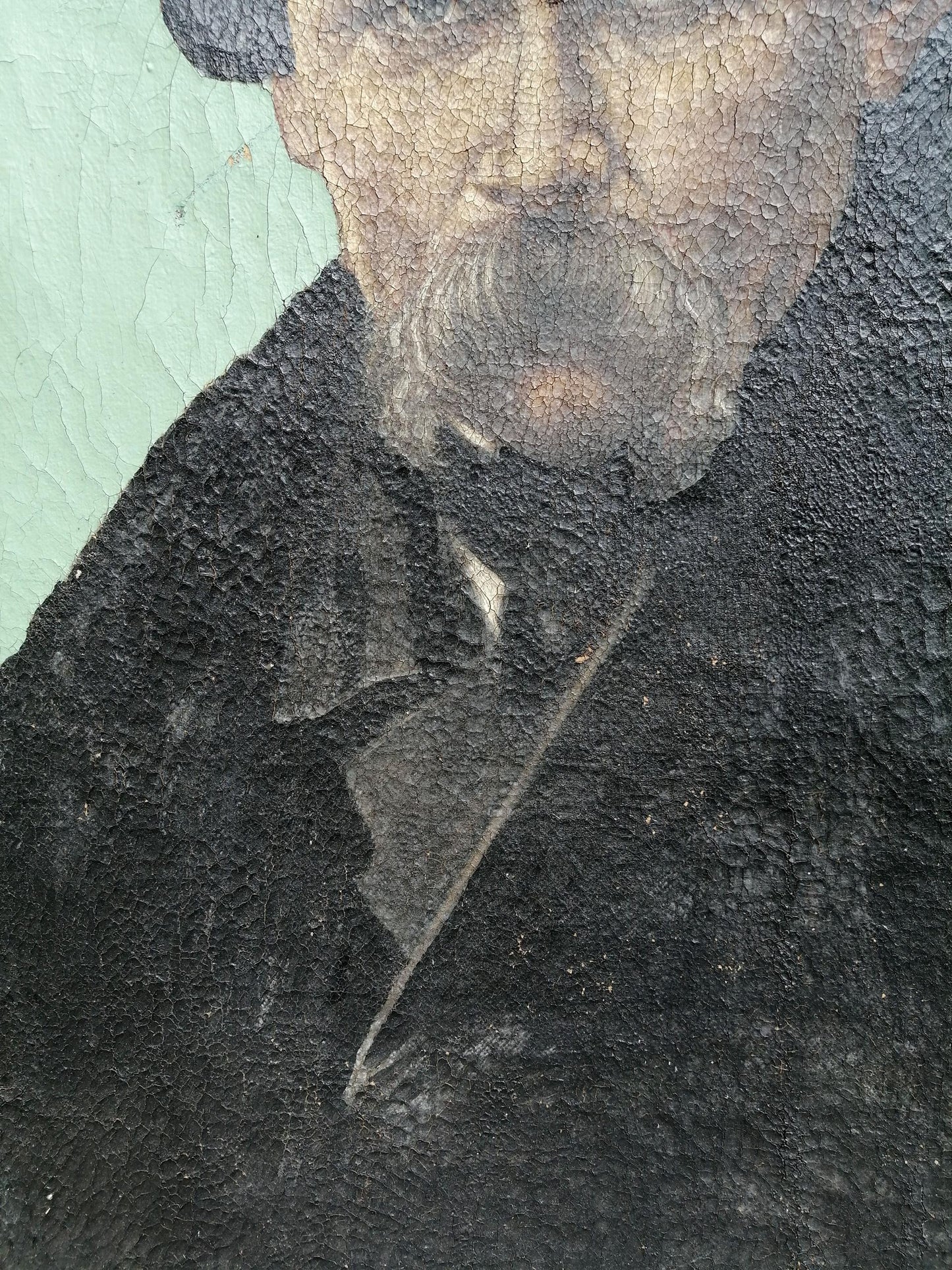 An unidentified artist's oil rendition of Taras Shevchenko