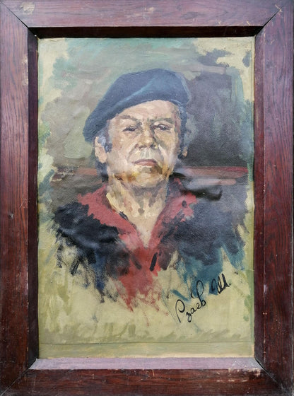 Oil painting Portrait of a man Rzayev Ibragim Sharza oglu