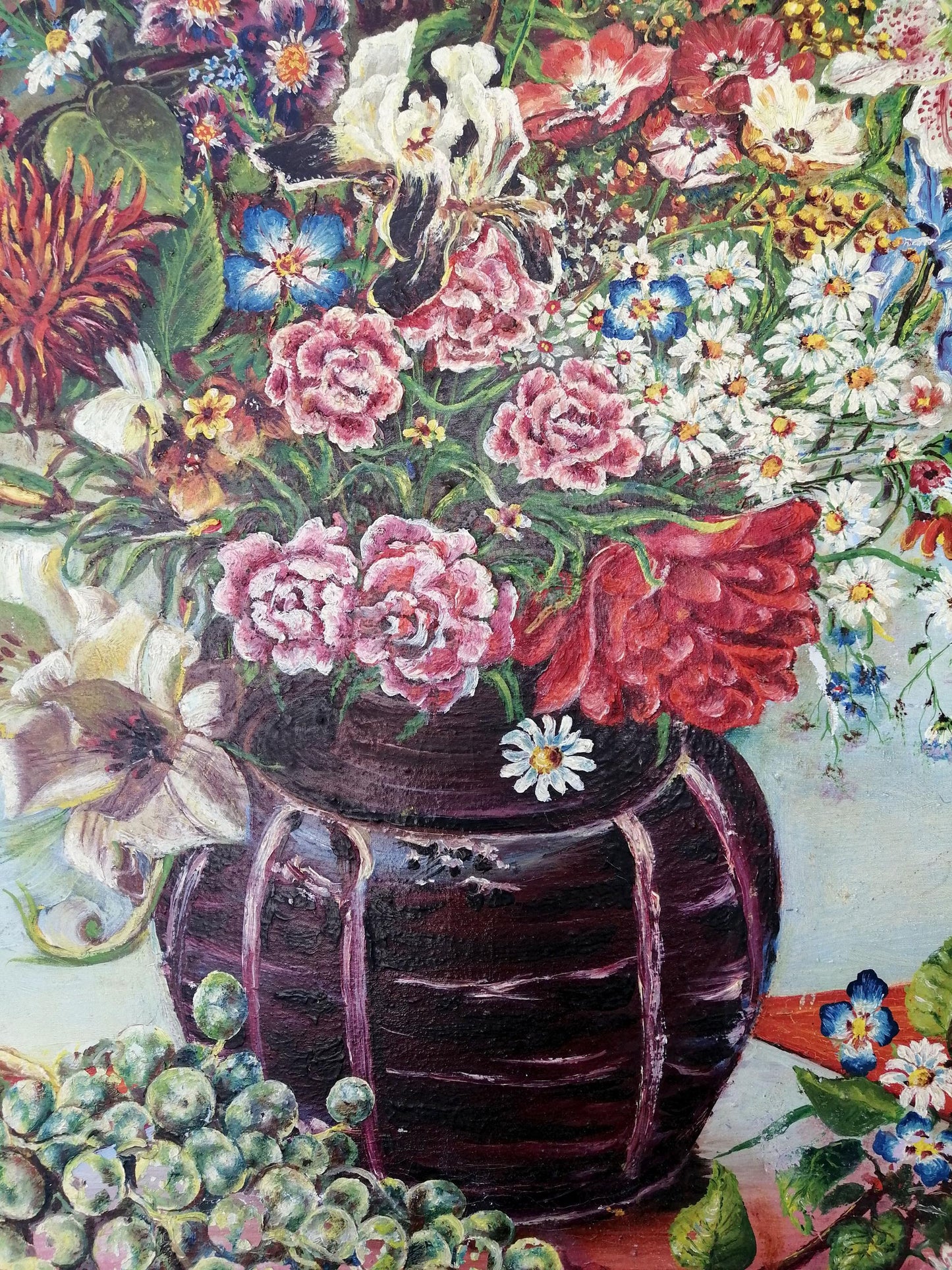 Oil painting Spring flowers Unknown artist