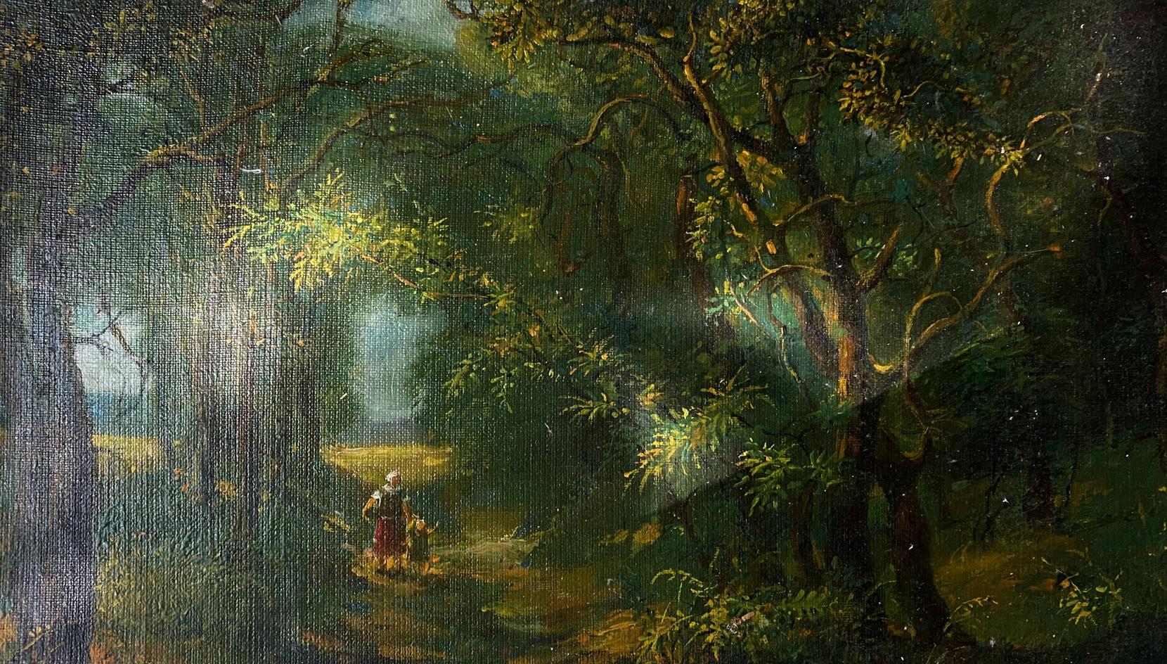 Oil painting Walk in the woods buy