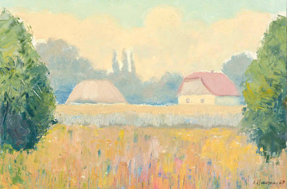 Golden fields oil painting Ivan Kirillovich Tsyupka