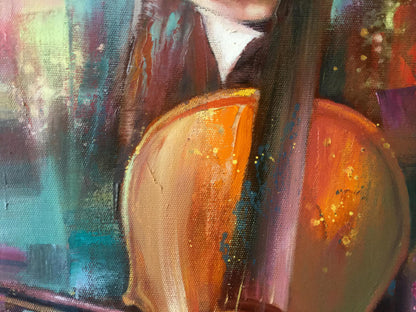 Abstract oil painting Music Anatoly Tarabanov