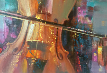 Abstract oil painting Music Anatoly Tarabanov
