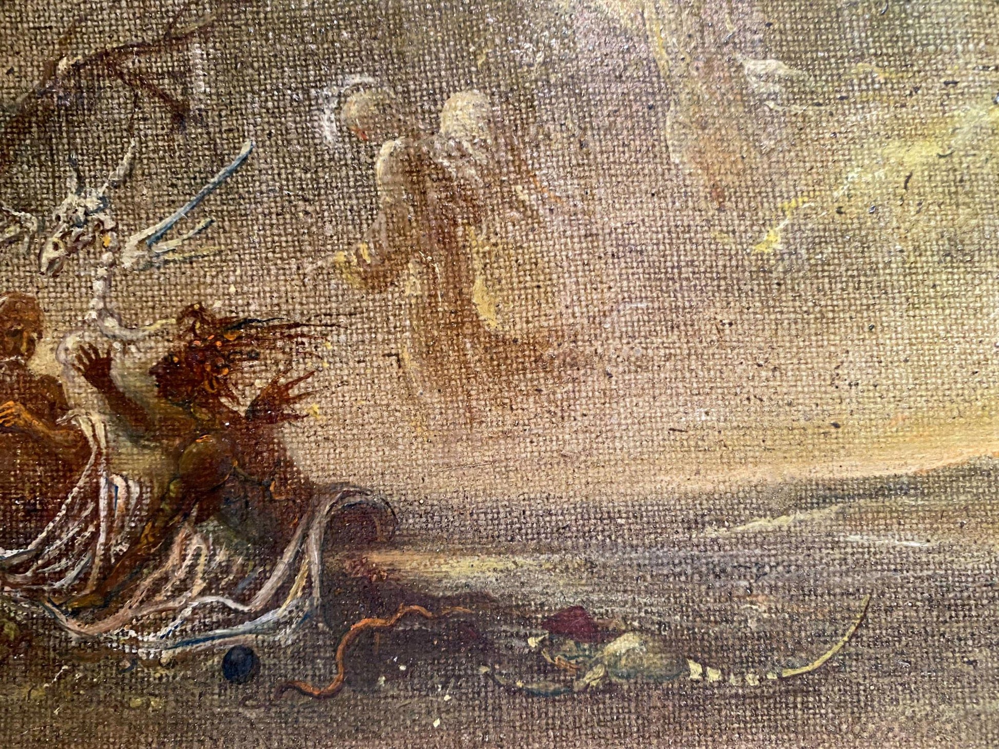 oil angel painting