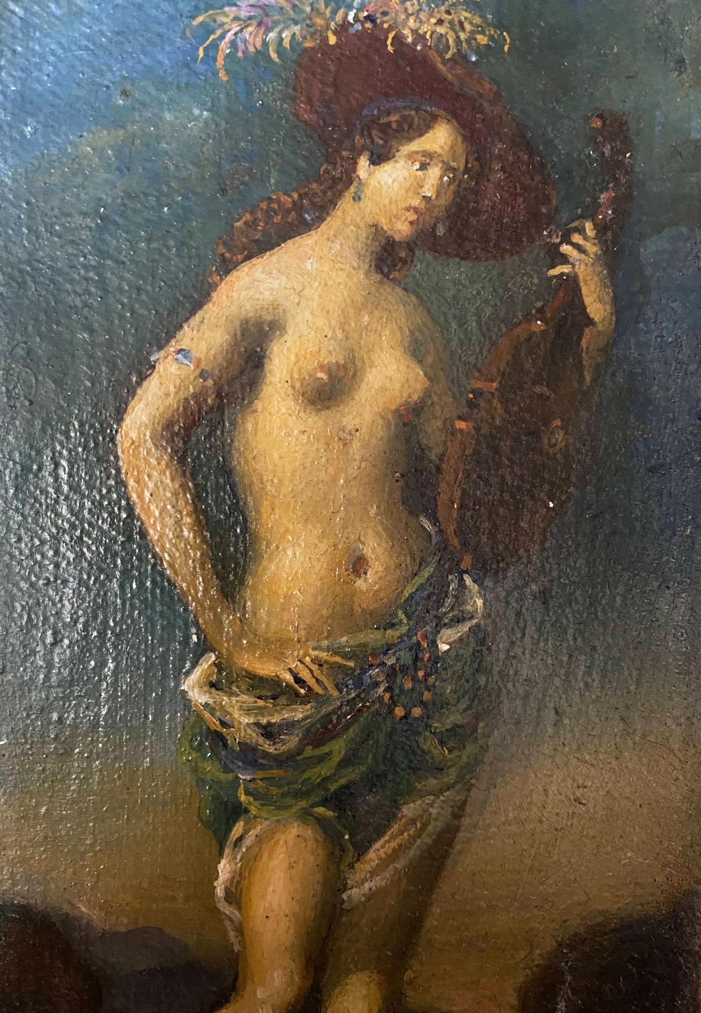 oil portrait painting