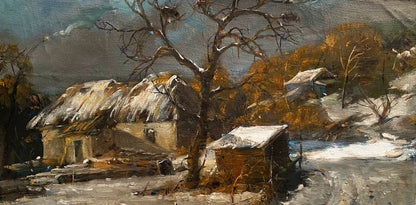 Oil painting Winter, February buy