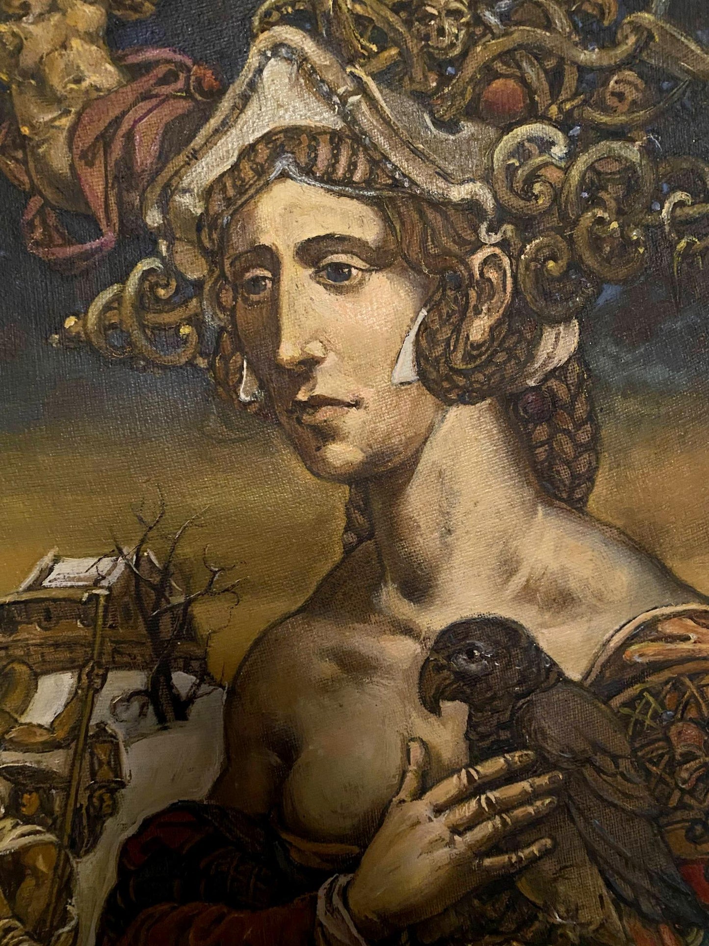 oil mythology painting