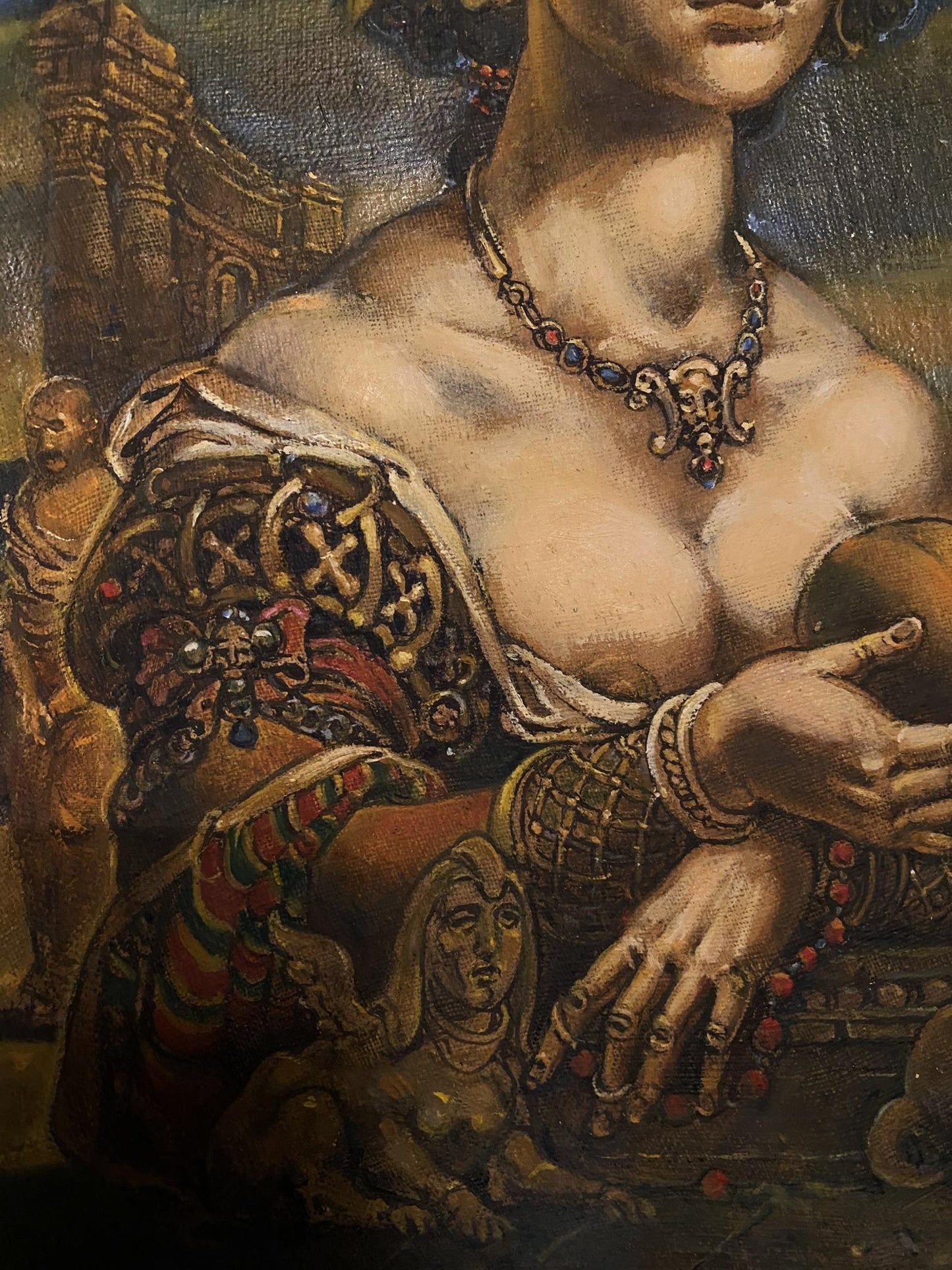 oil portrait mythology
