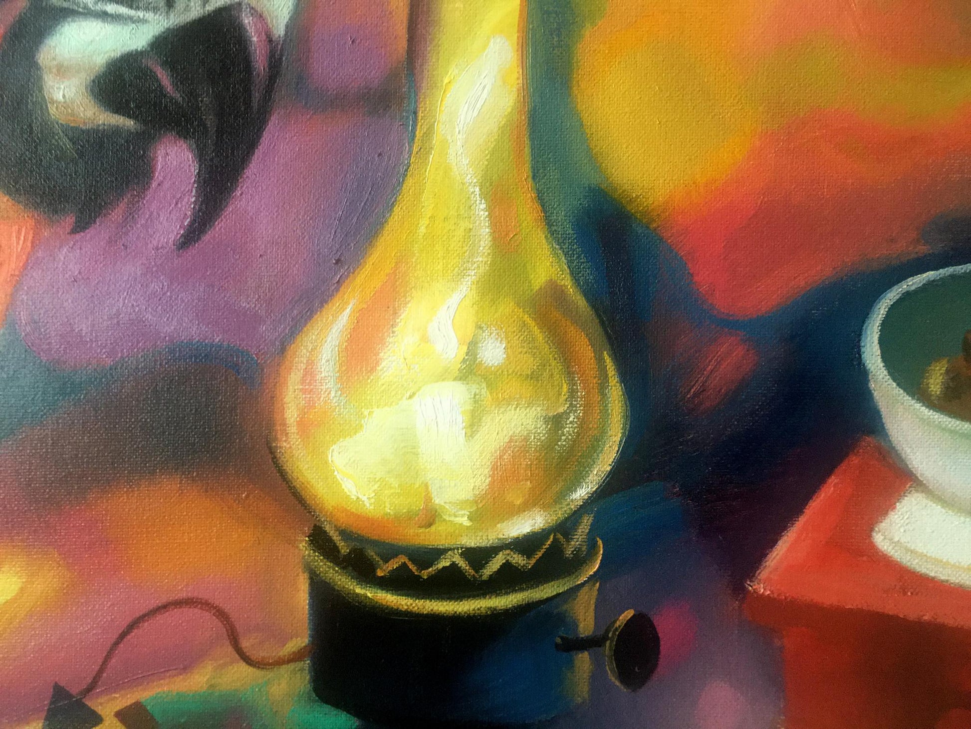 oil painting Still life