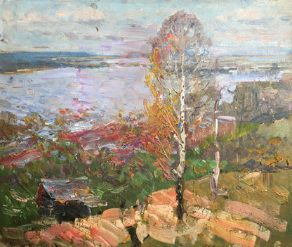 Oil painting Early spring Khodchenko Lev Pavlovich