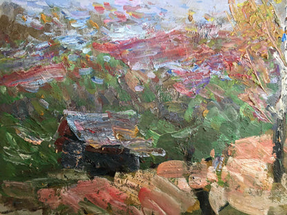 Oil painting Early spring Khodchenko Lev Pavlovich
