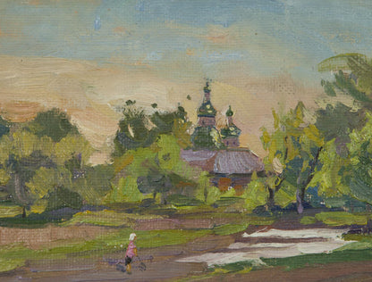 Oil painting Good morning A. Varvyanskaya