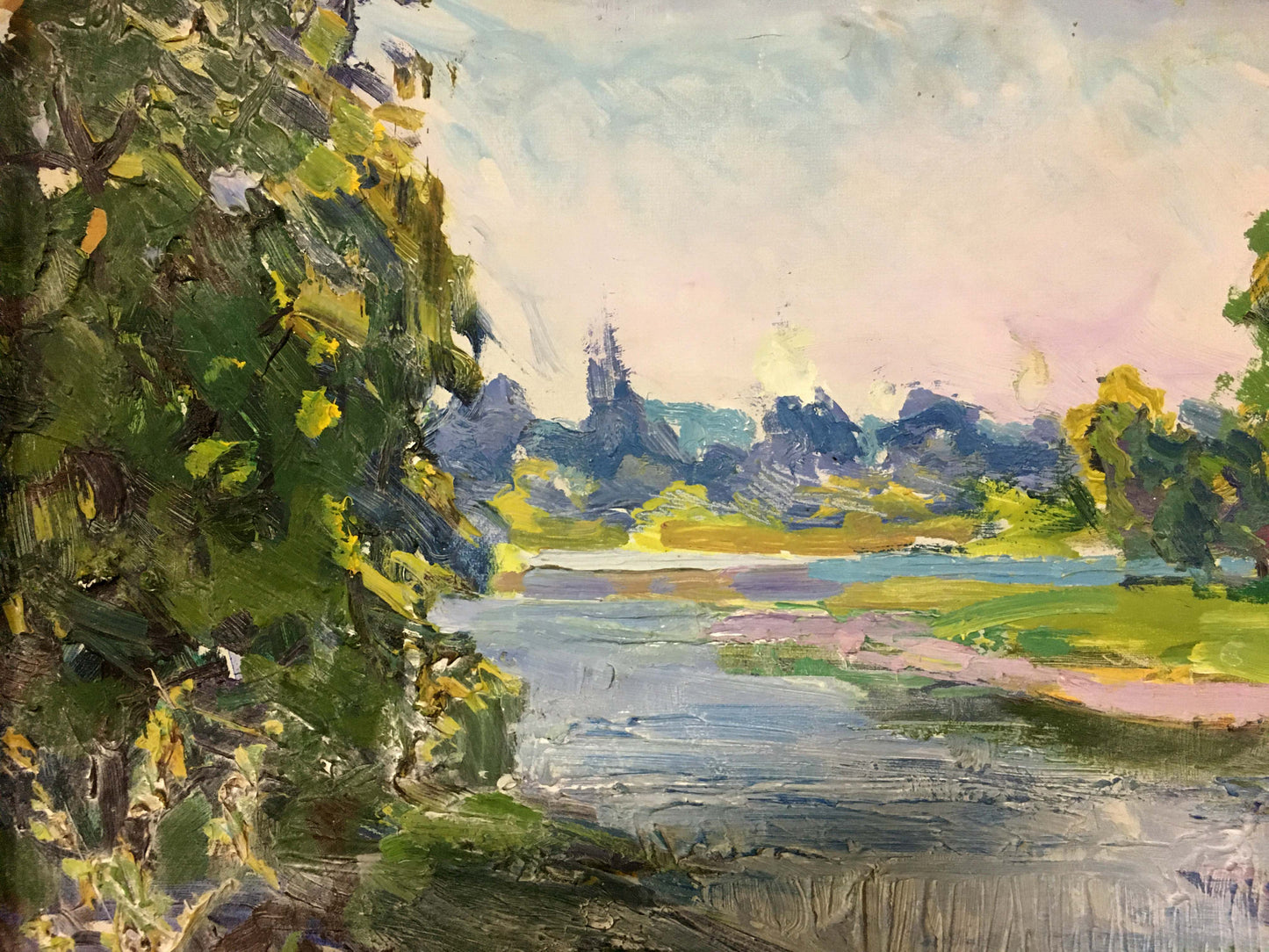 Oil painting Summer morning Glushchenko Alexander Nikolaevich