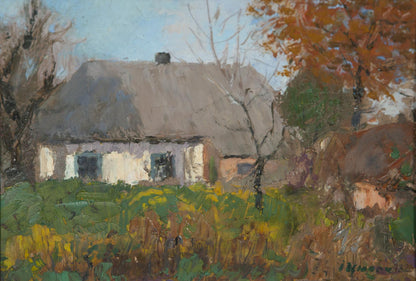 Oil painting Beginning of autumn Ivan Kirillovich Tsyupka