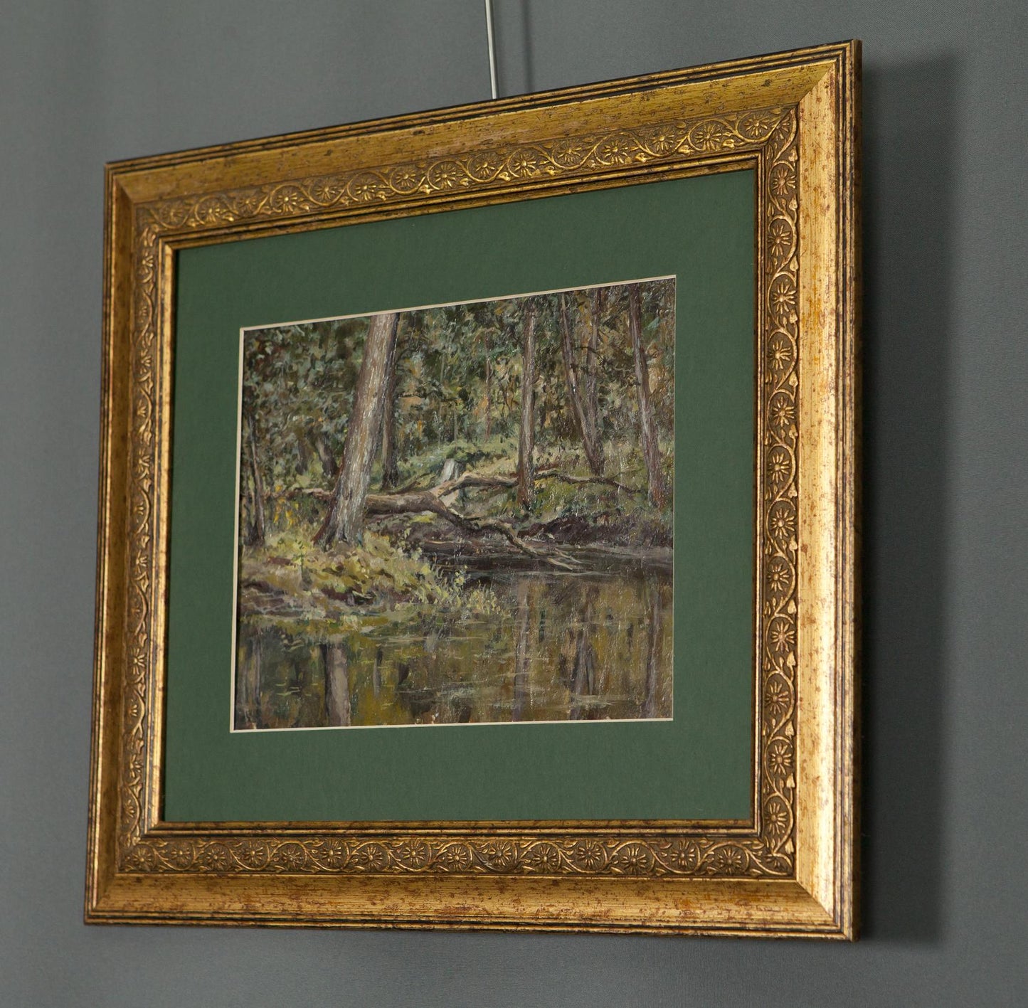 Swamp in the Forest: an oil painting