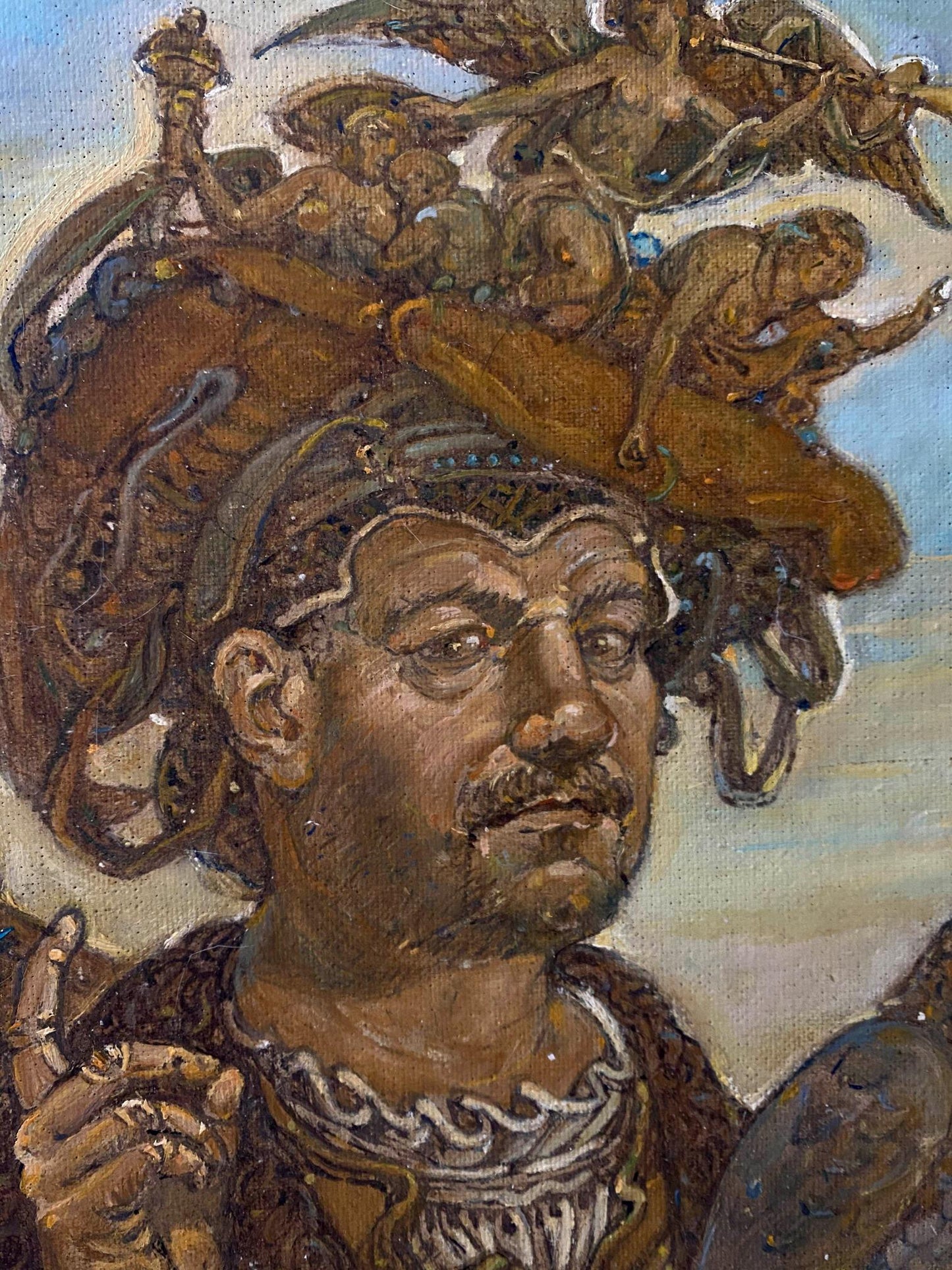 oil man portrait