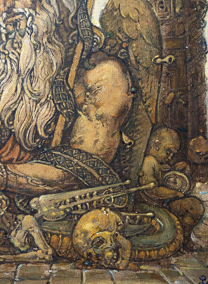 oil painting mythology