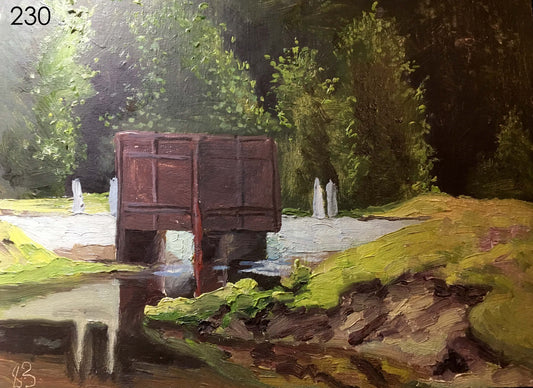 Gateway to the lake oil painting Yaroshenko Nikolai Alexandrovich