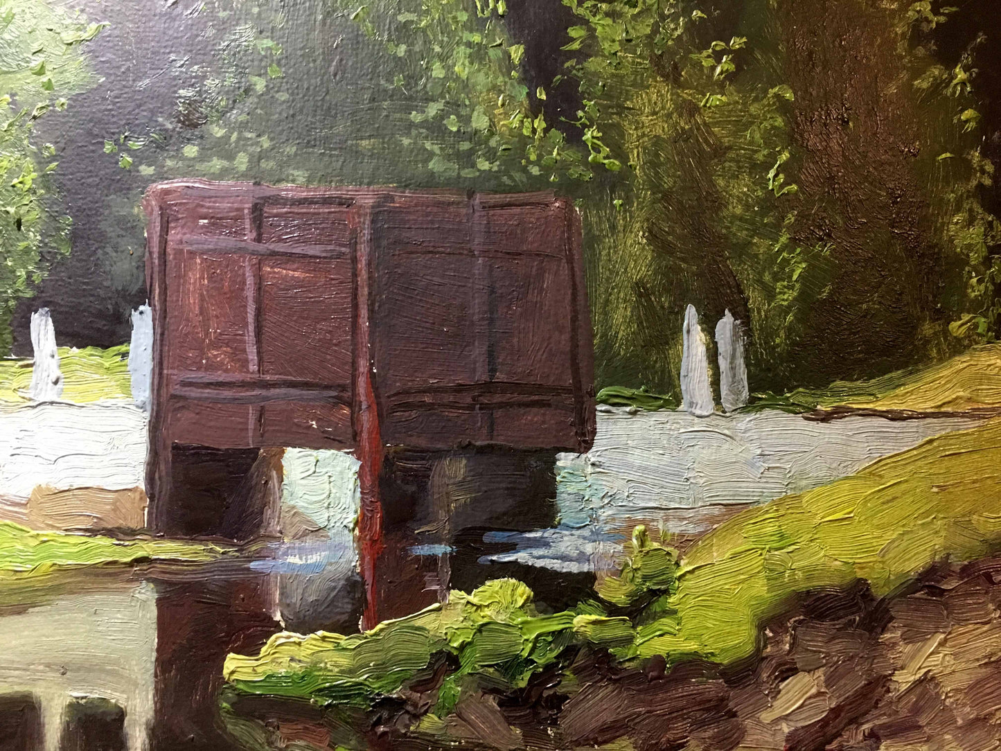 Gateway to the lake oil painting Yaroshenko Nikolai Alexandrovich