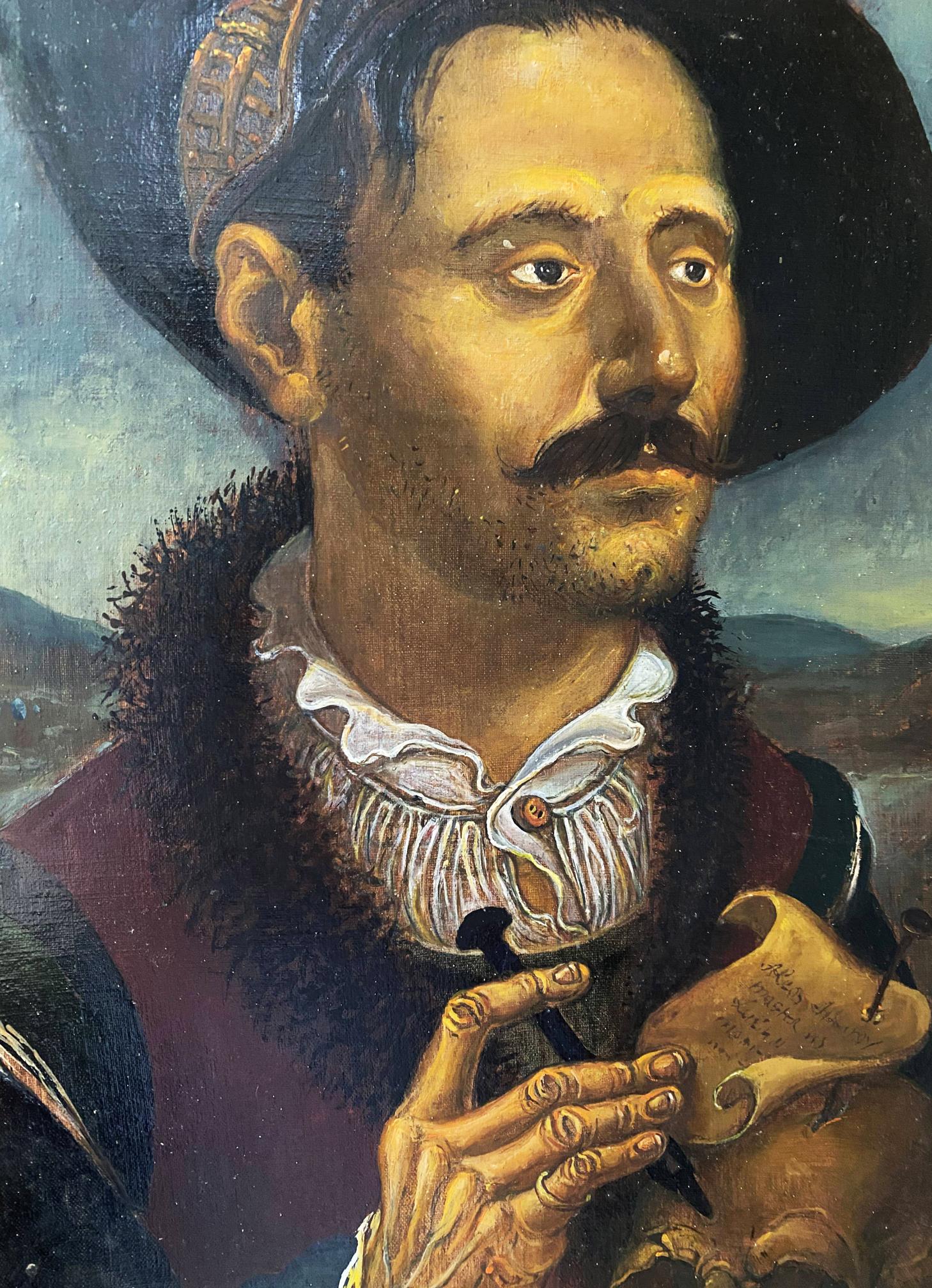 oil portrait man