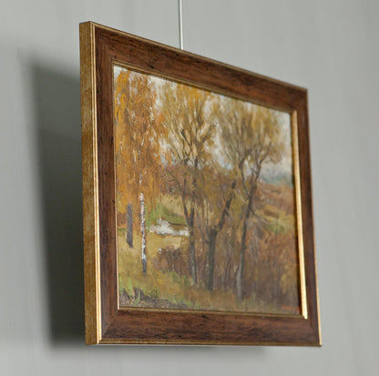 Autumn Painting by Soviet artist Ivan Tsyupka