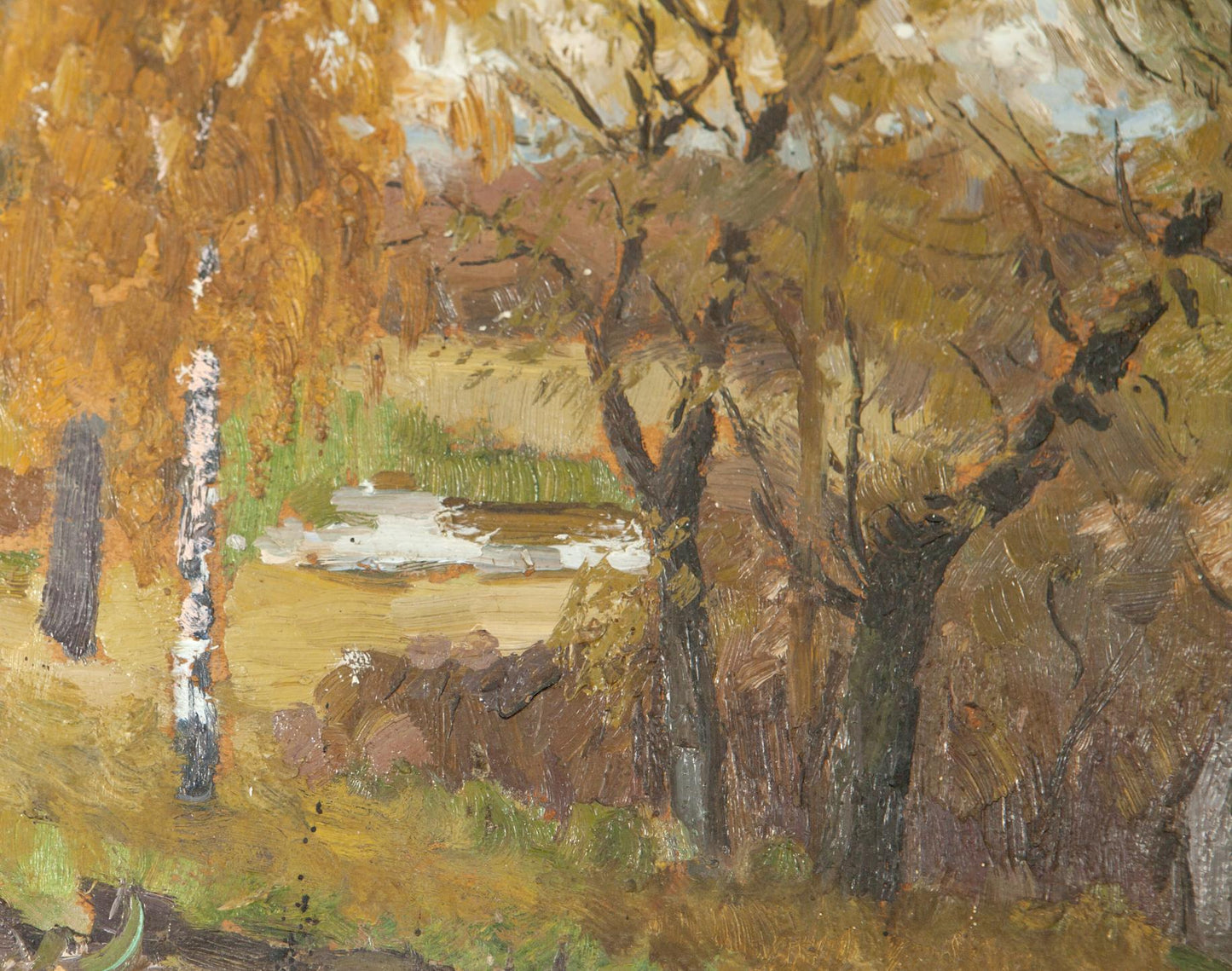 Autumn Painting by Soviet artist Ivan Tsyupka