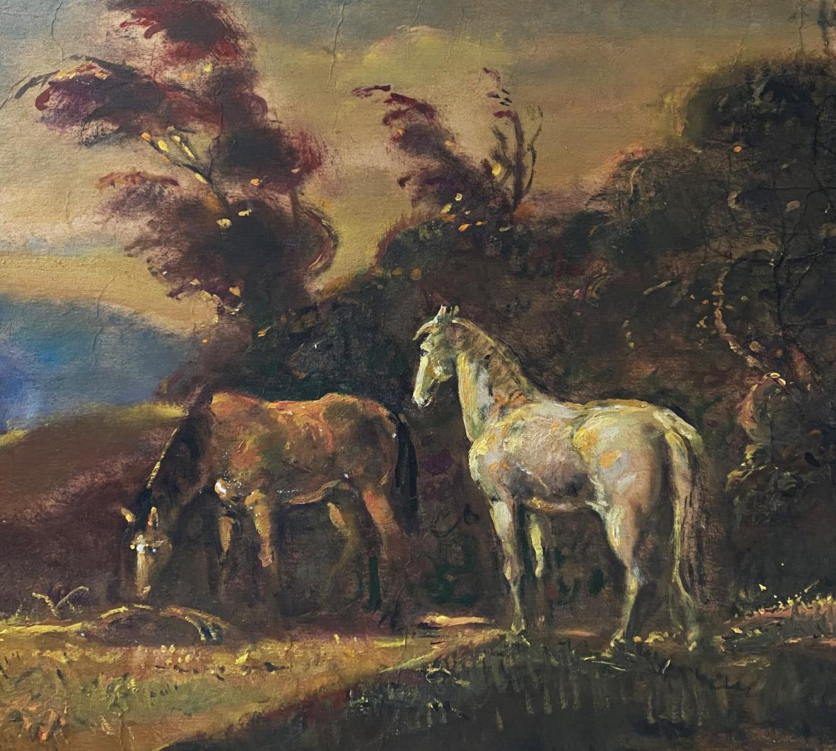 Oil painting Horse evening Oleg Litvinov