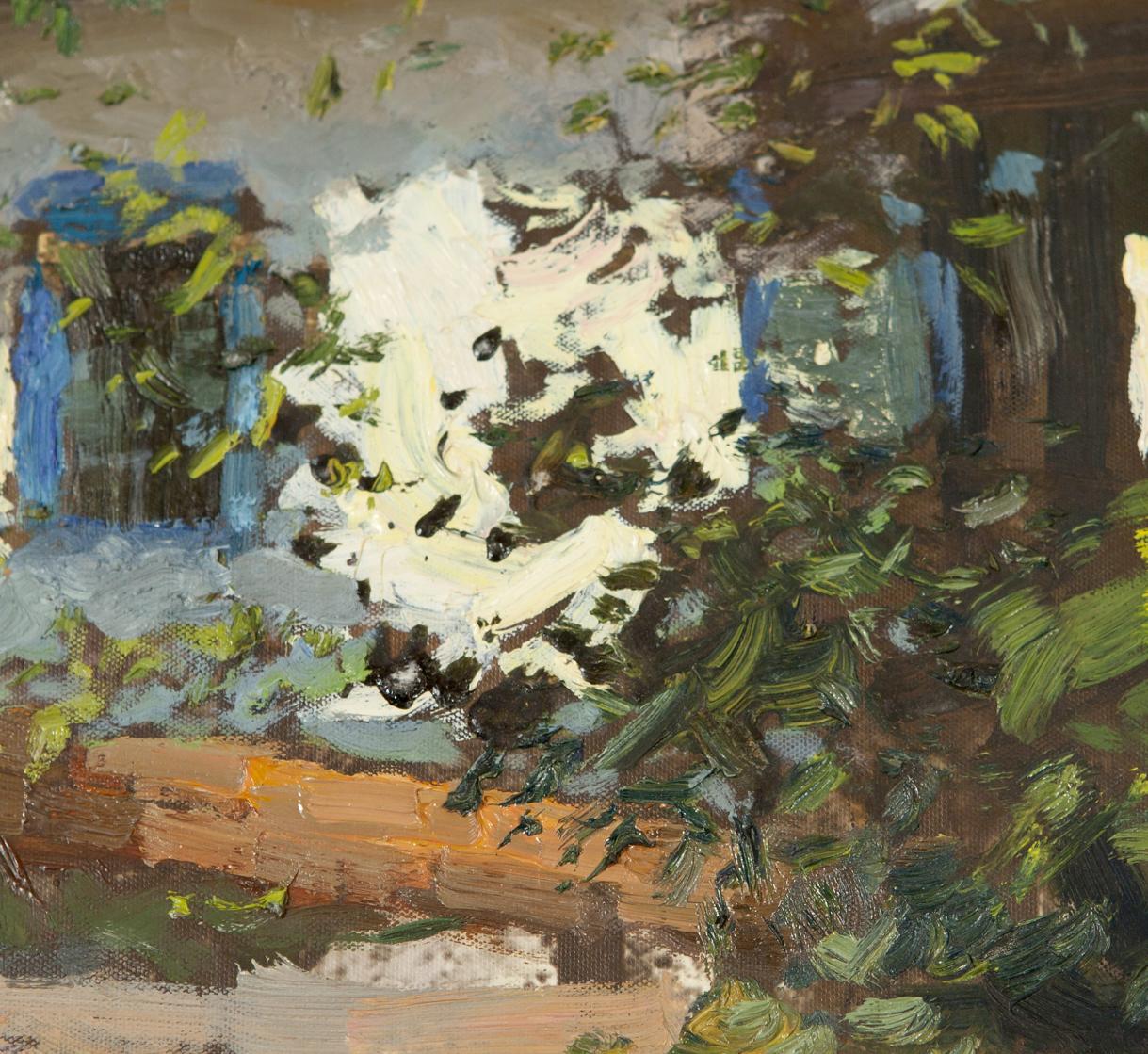 Oil Painting Lonely House Ivan Tsyupka / Rural Landscape