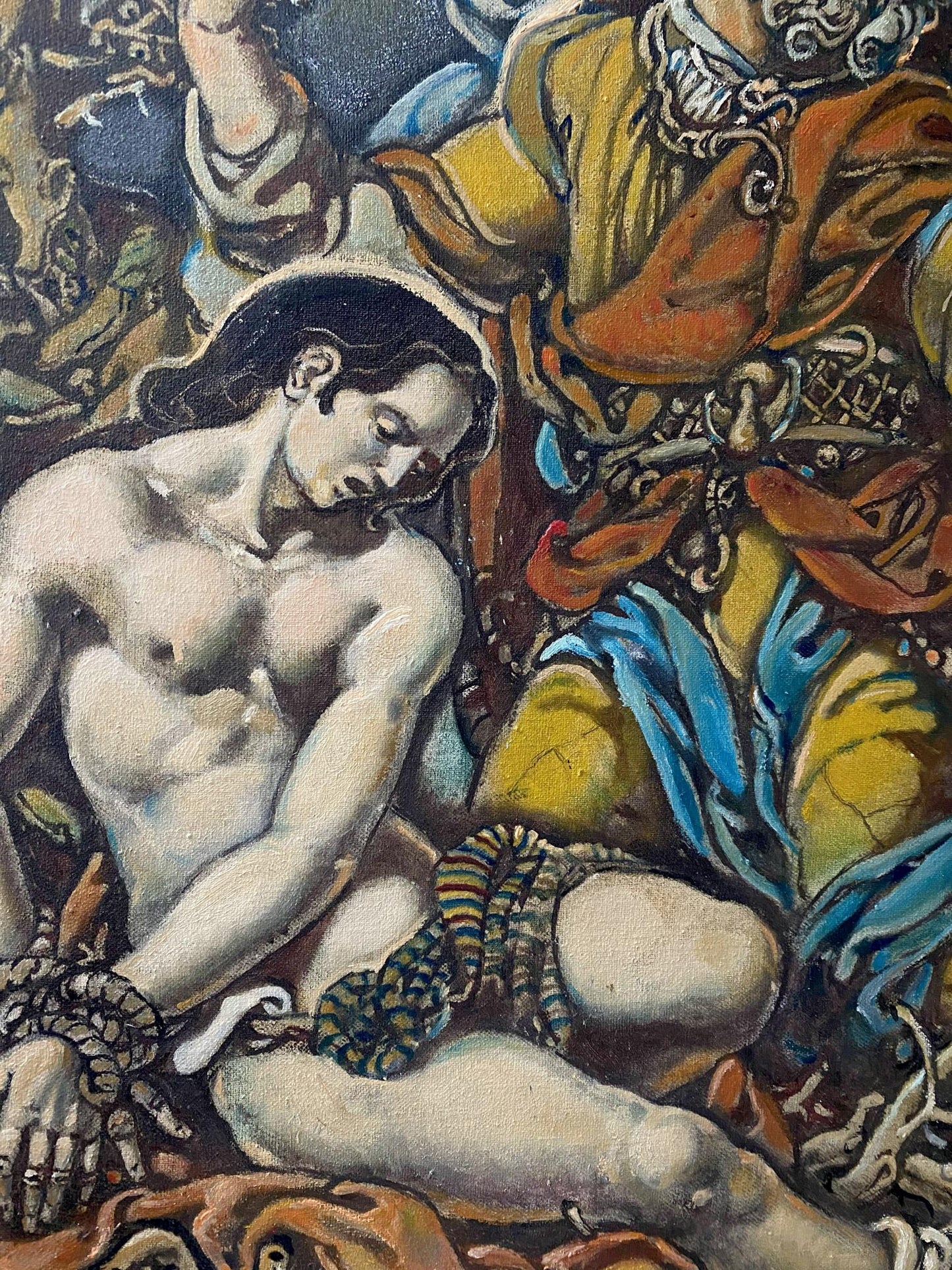 Oil painting Sacrifice of Abraham Litvinov Oleg Arkad'yevich