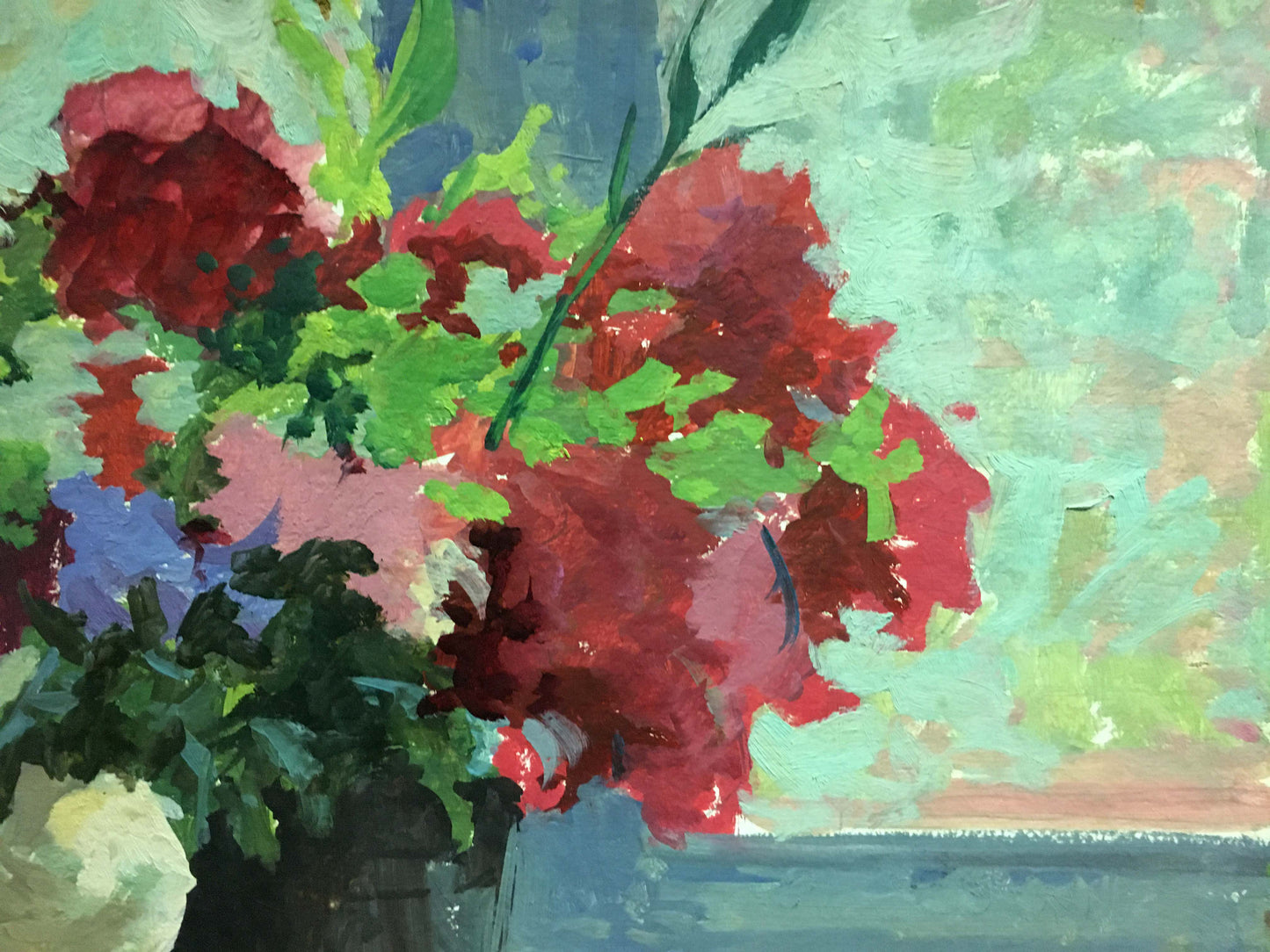 Oil painting Flowers Korostelev Vladimir Alexandrovich